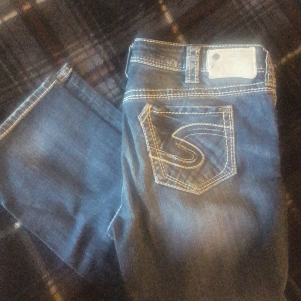 Silver jeans